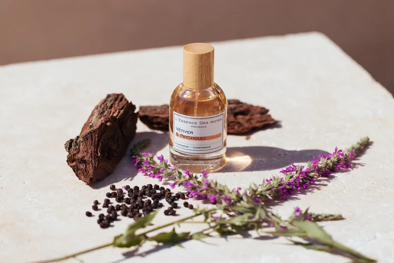 Eau de Parfum Vétivier et Patchouli Confiance L'Essence des Notes