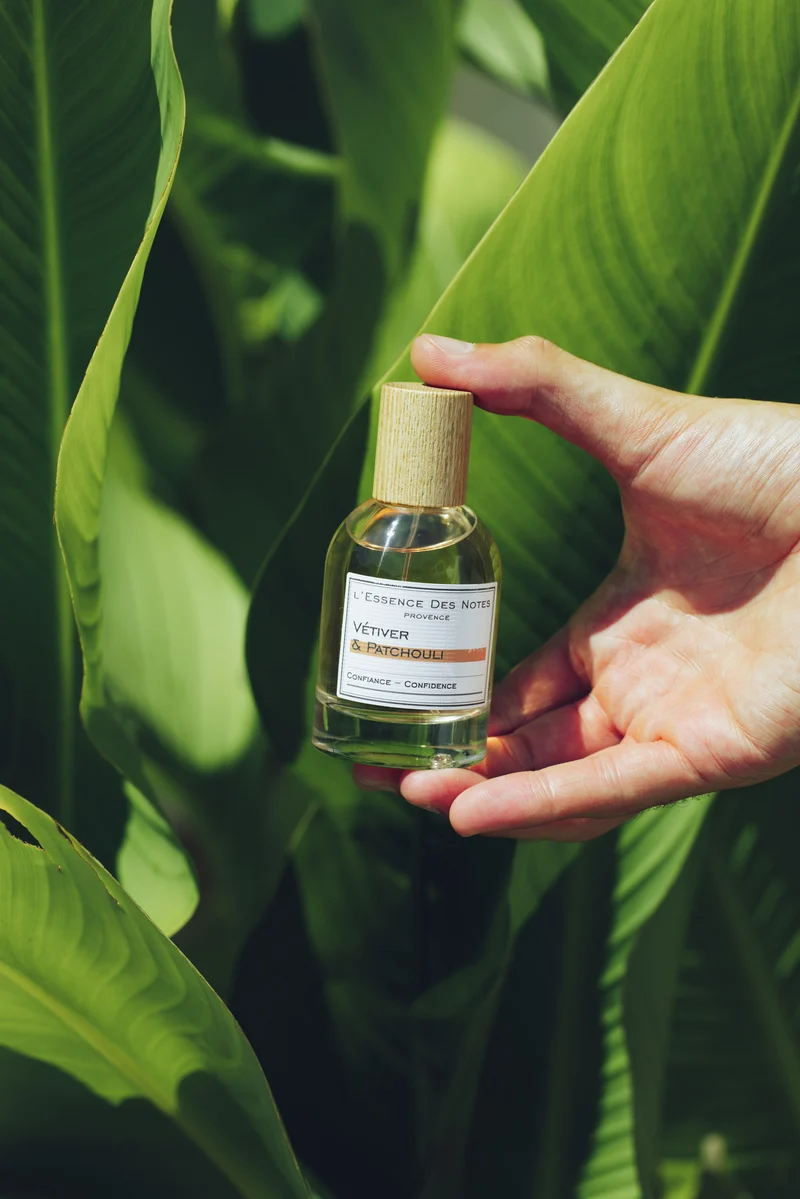 Eau de Parfum Vétivier et Patchouli Confiance L'Essence des Notes