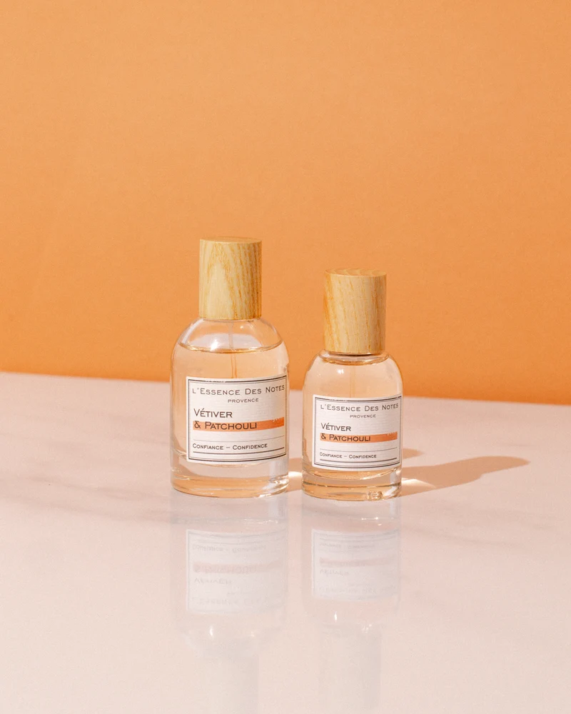 Eau de Parfum Vétivier et Patchouli Confiance L'Essence des Notes