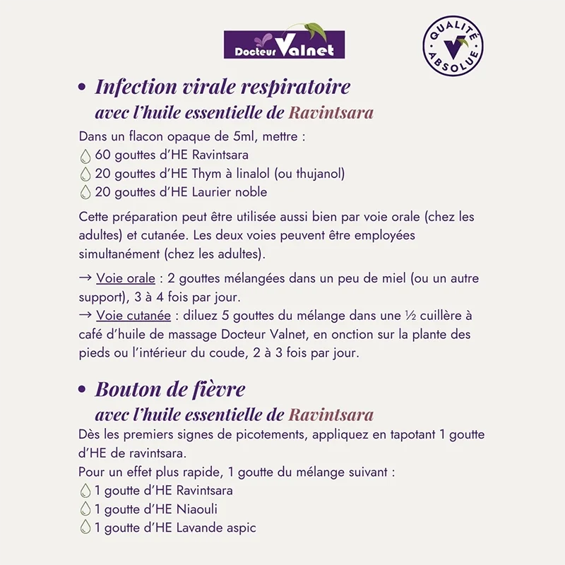 Huile essentielle Ravintsara BIO