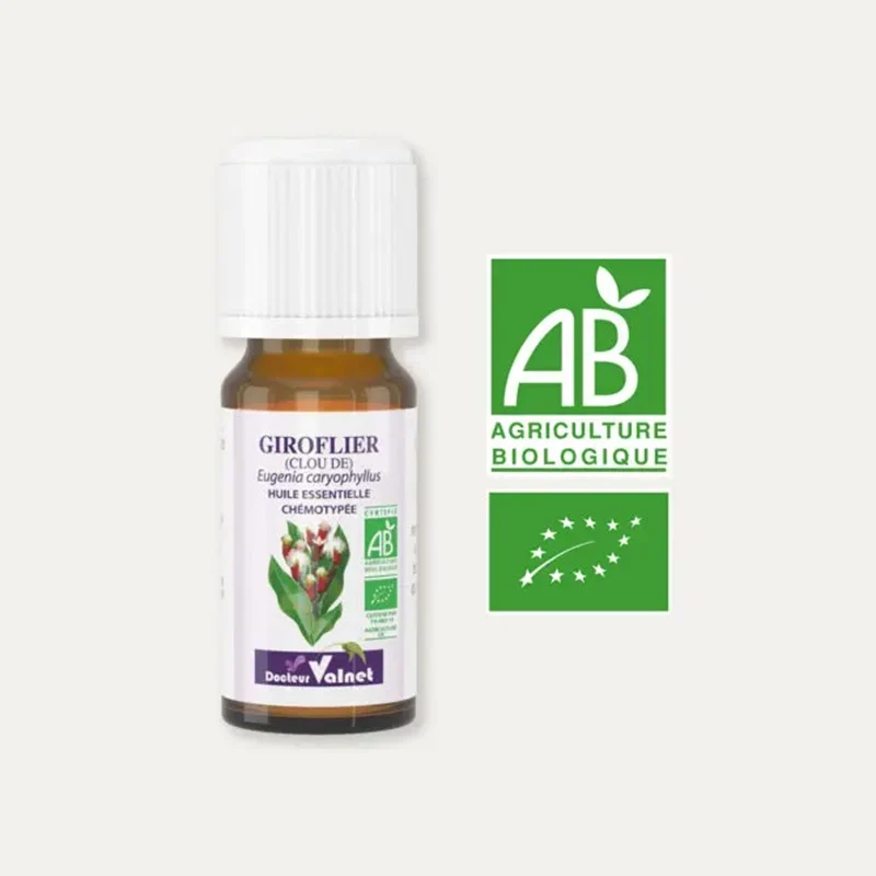 Huile essentielle Giroflier (Clou de Girofle) BIO