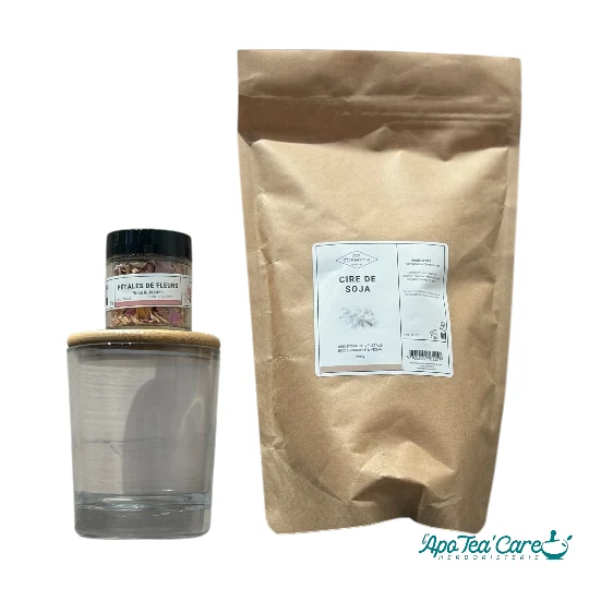 Kit Bougie et Fleurs séchées