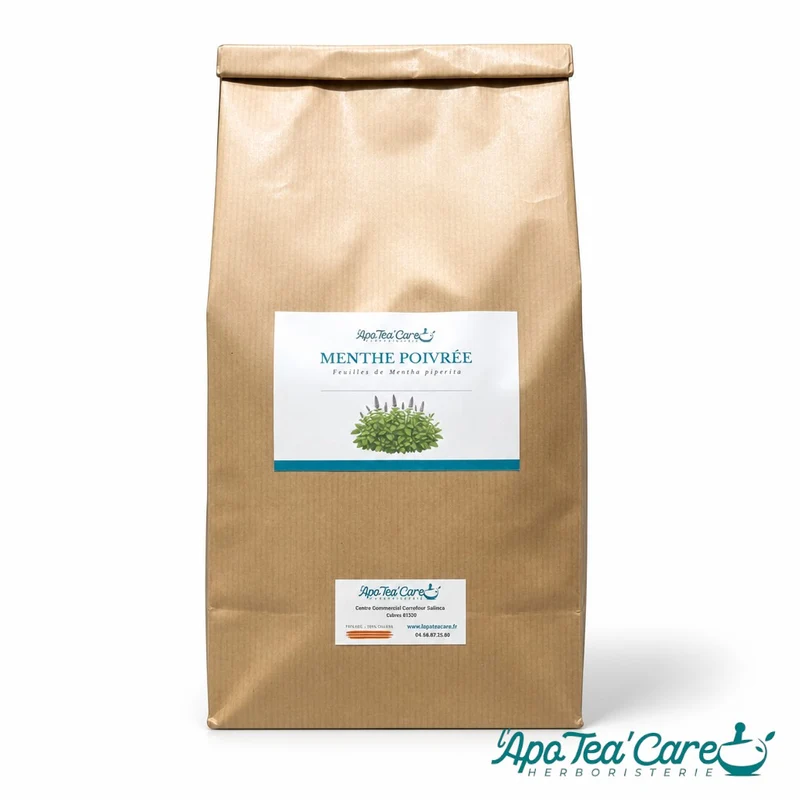 Menthe Poivrée Feuille Entière - Digestion & Fraîcheur Intense