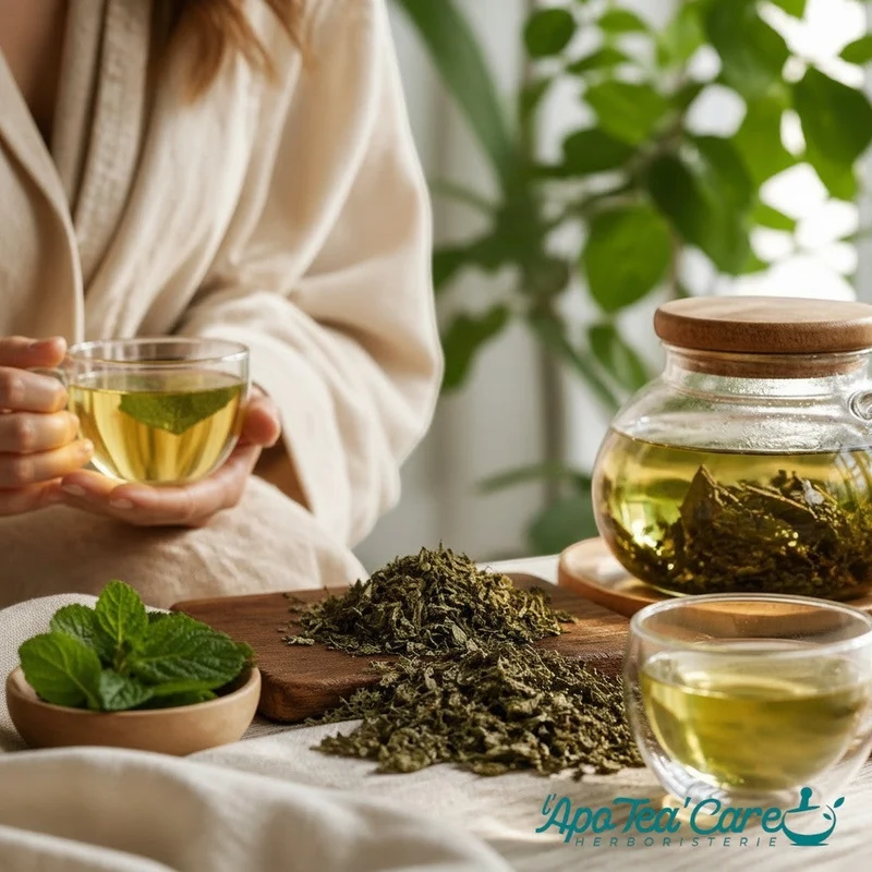 Menthe Poivrée Feuille Entière - Digestion & Fraîcheur Intense
