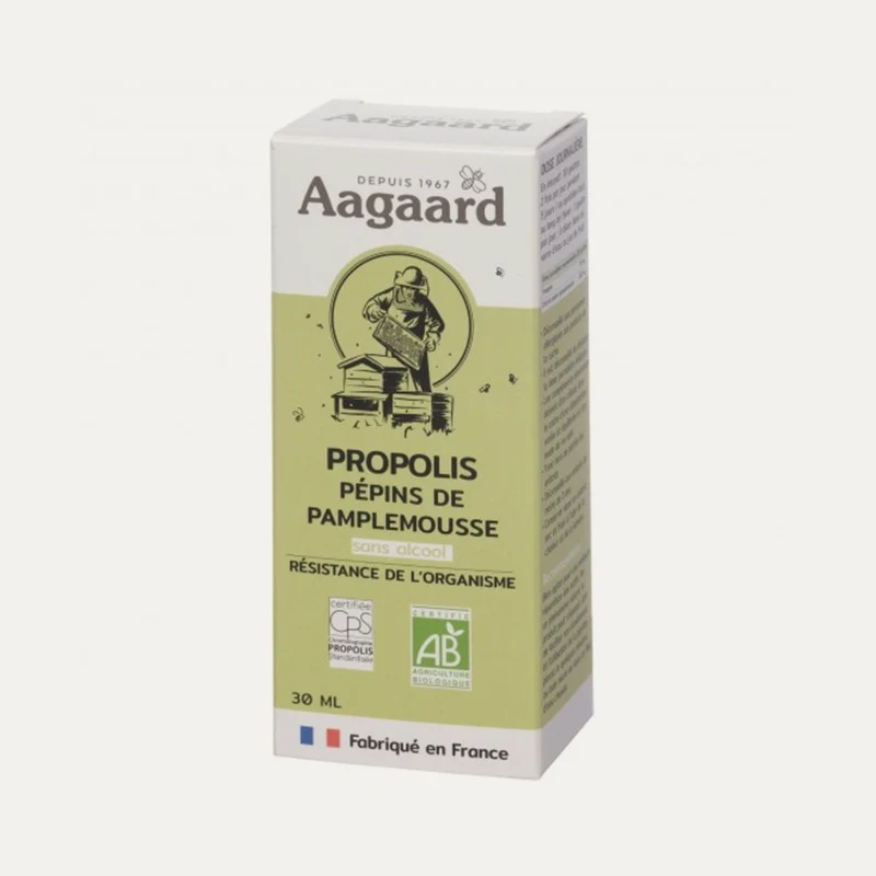 Gouttes Propolis Pépins de Pamplemousse BIO