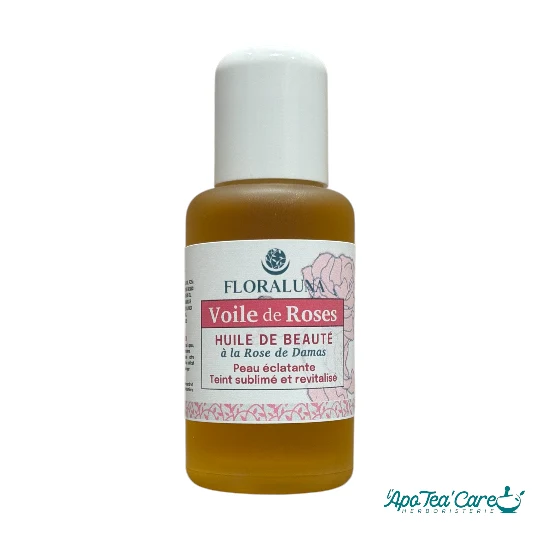 Huile de Beauté Aromatique Voile de Roses Bio 50ml