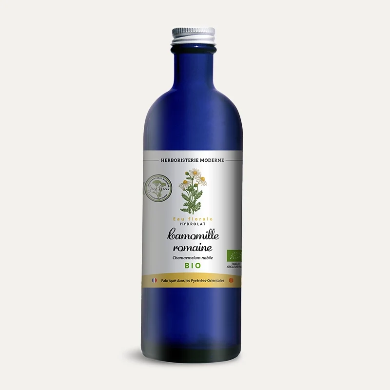 Hydrolat - Eau florale - Camomille romaine BIO des Pyrénées-Orientales