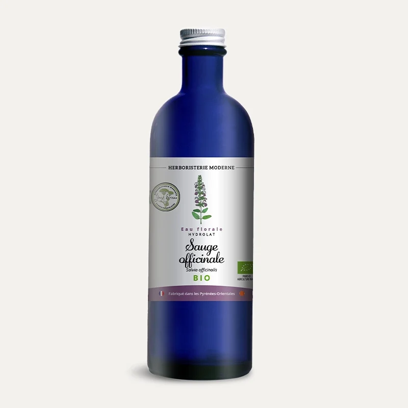 Hydrolat - Eau Florale - Sauge officinale BIO des Pyrénées-Orientales