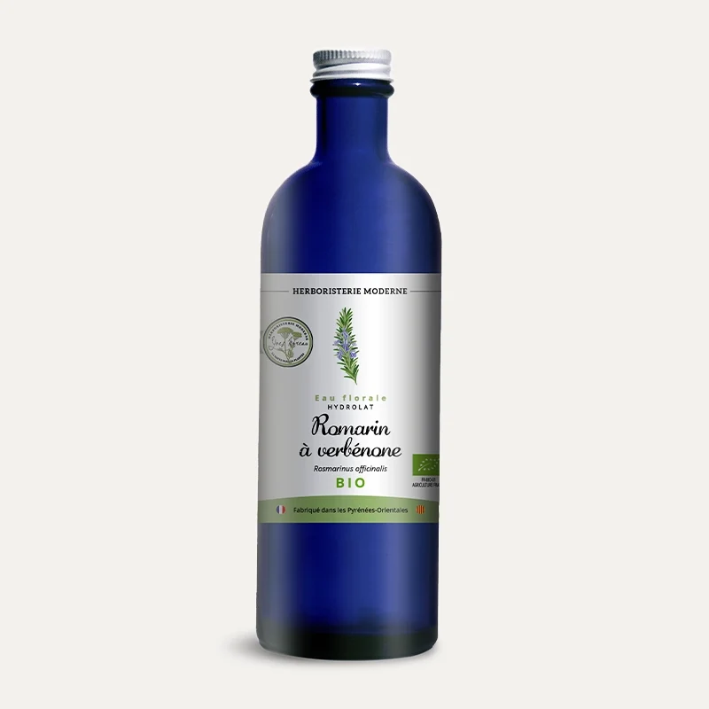 Hydrolat - Eau Florale - Romarin à verbénone BIO des Pyrénées-Orientales
