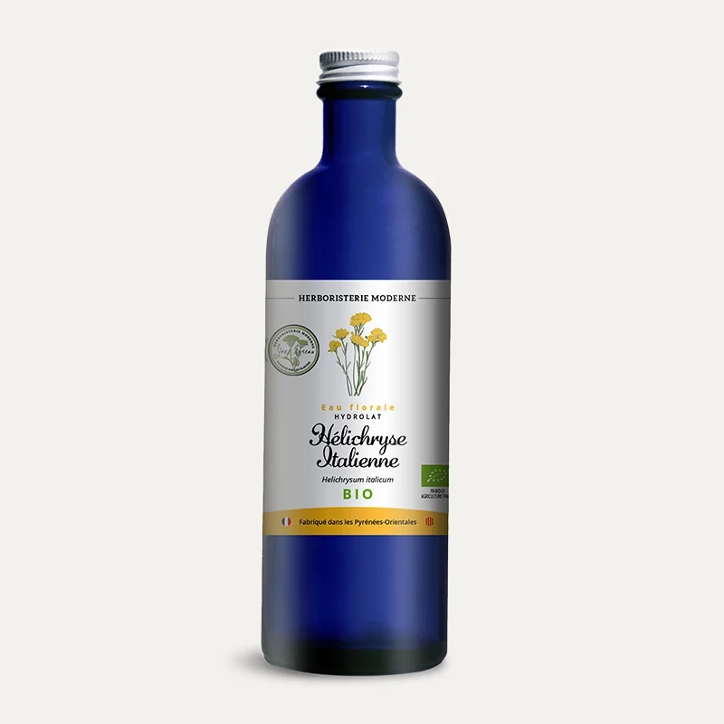 Hydrolat - Eau Florale - Hélichryse Italienne BIO des Pyrénées-Orientales