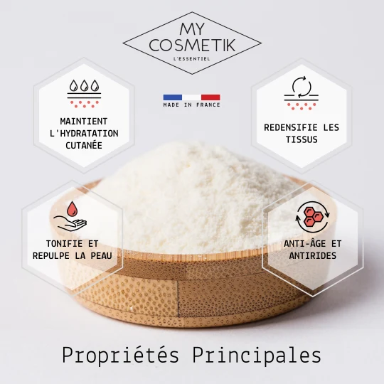 Acide Hyaluronique naturel - Volume : 1 g My Cosmetik