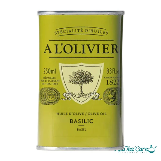 Huile d'olive Aromatique au Basilic