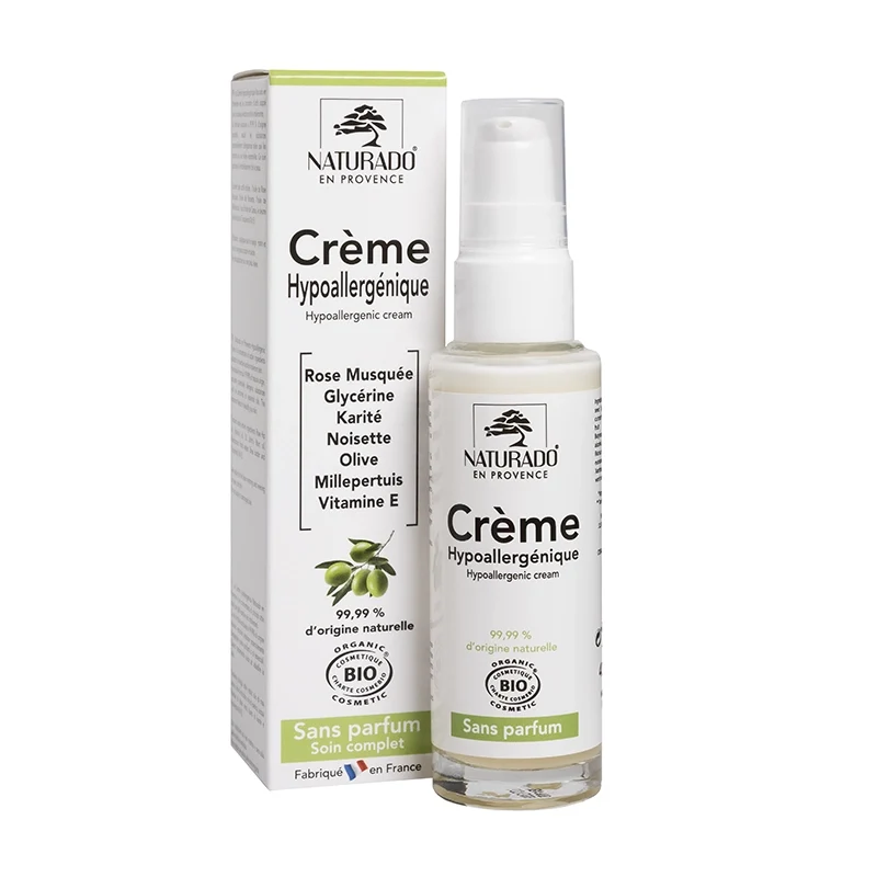 Crème Hypoallergénique BIO - Sans parfum
