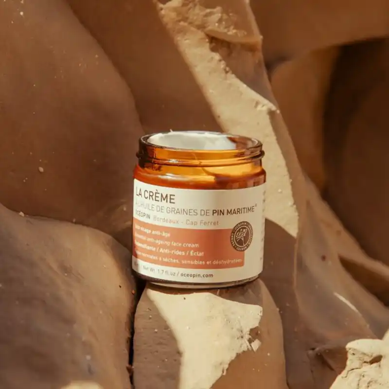 Crème anti âge à l'huile de graines de pin maritime et plantes littoral Atlantique BIO