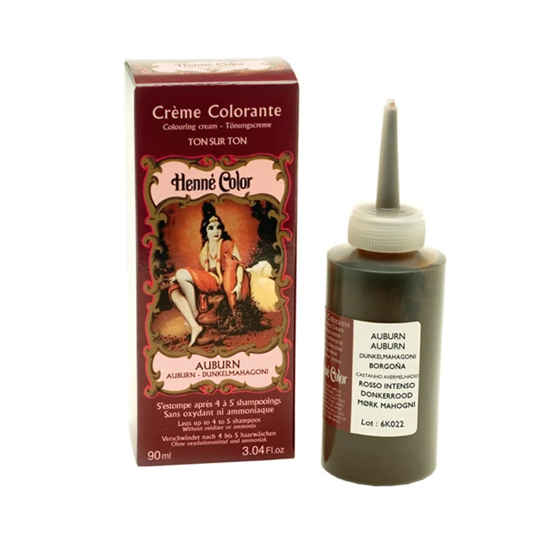 Coloration Teinture Crème colorante végétale HENNE COLOR