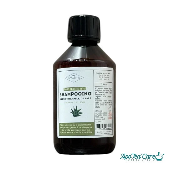 Base Shampooing Personnalisable à l'Aloé Véra 250 ml + Pompe – My Cosmetik
