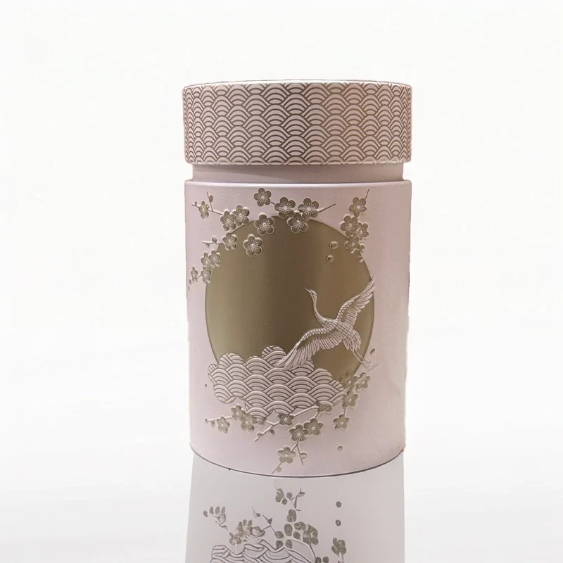 Boite à Thé hermétique double fermeture - Anakusa blanc