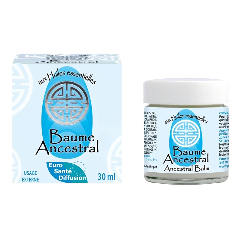 Baume Ancestral Menthol Camphre et huiles essentielles