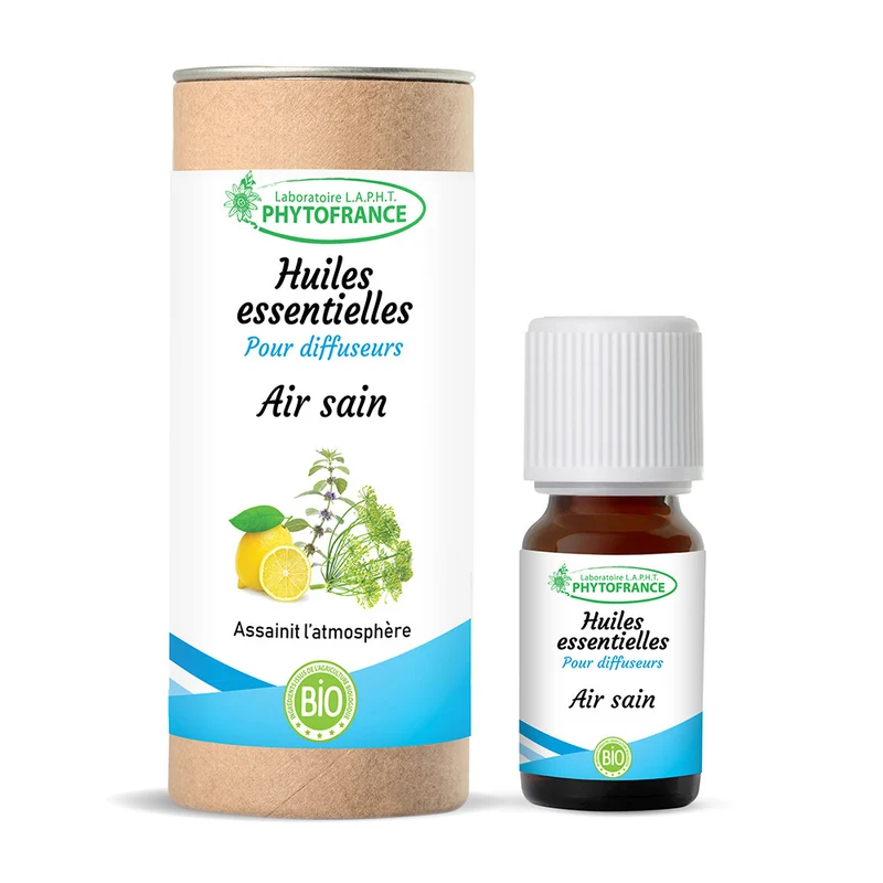 Air Sain - Huiles essentielles BIO pour diffuseurs
