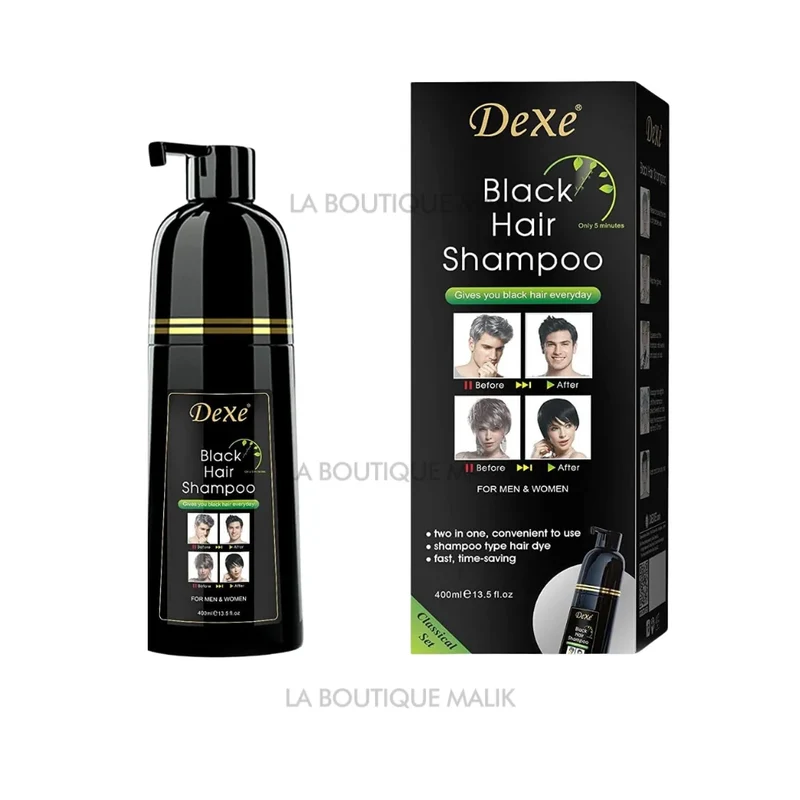 Dexe ≡ Shampooing Colorant Black 400ml