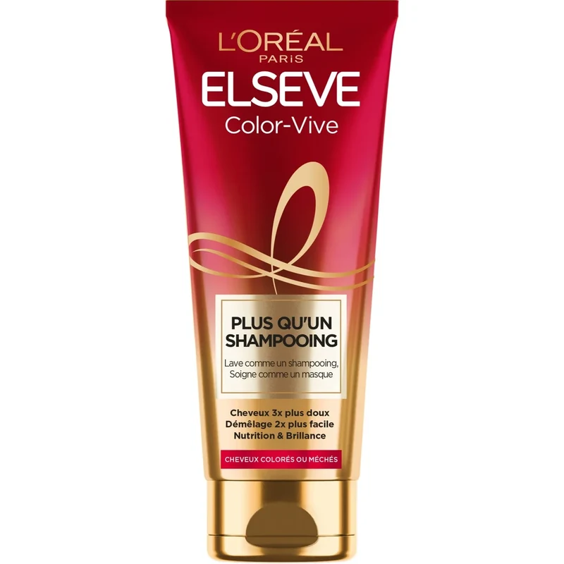 L'OREAL PARIS ≡ Elseve Color-Vive Plus Qu'un Shampooing 200 ml