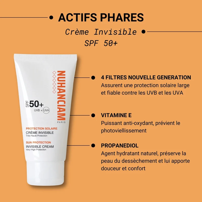 NUHANCIAM PARIS ≡ Nuhanciam CRÈME INVISIBLE SPF 50+