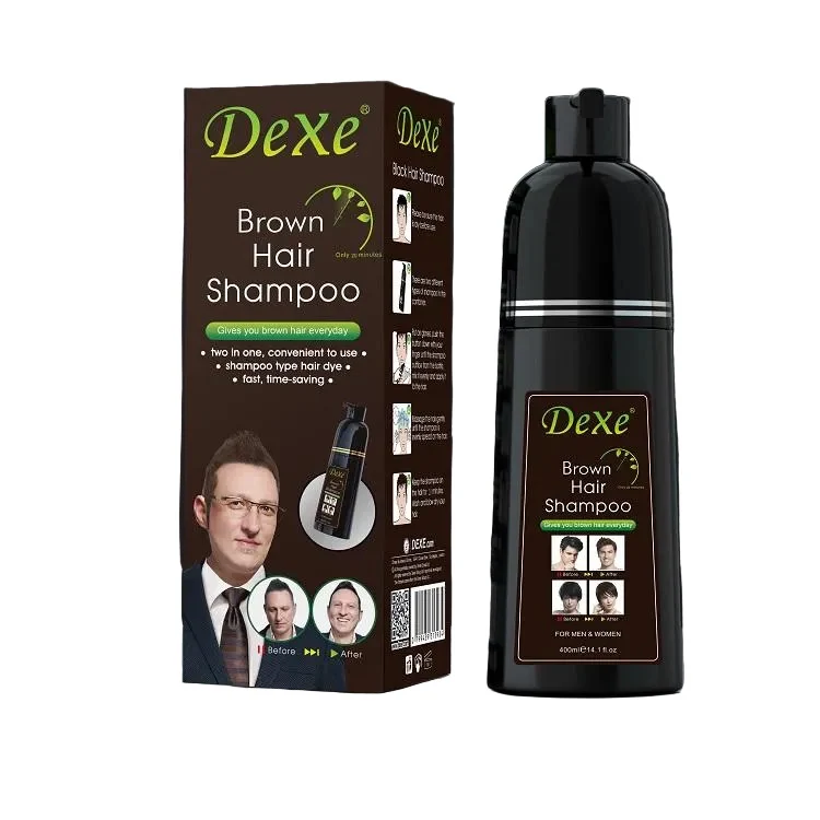 Dexe ≡ Shampooing Colorant Brown 400ml