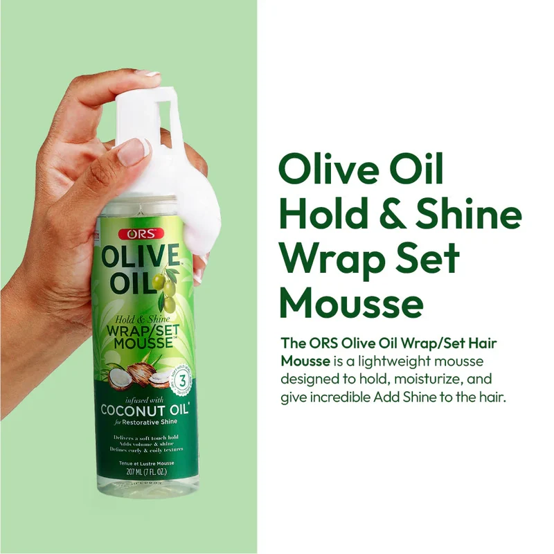 ORS OLIVE OIL ≡ Mousse Coiffante With Coconut Oil