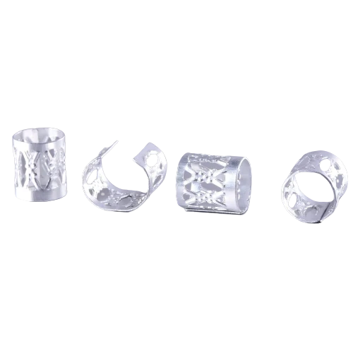 ACCESSOIRES ≡ Bagues Pour Cheveux " Silver " (12 pcs)