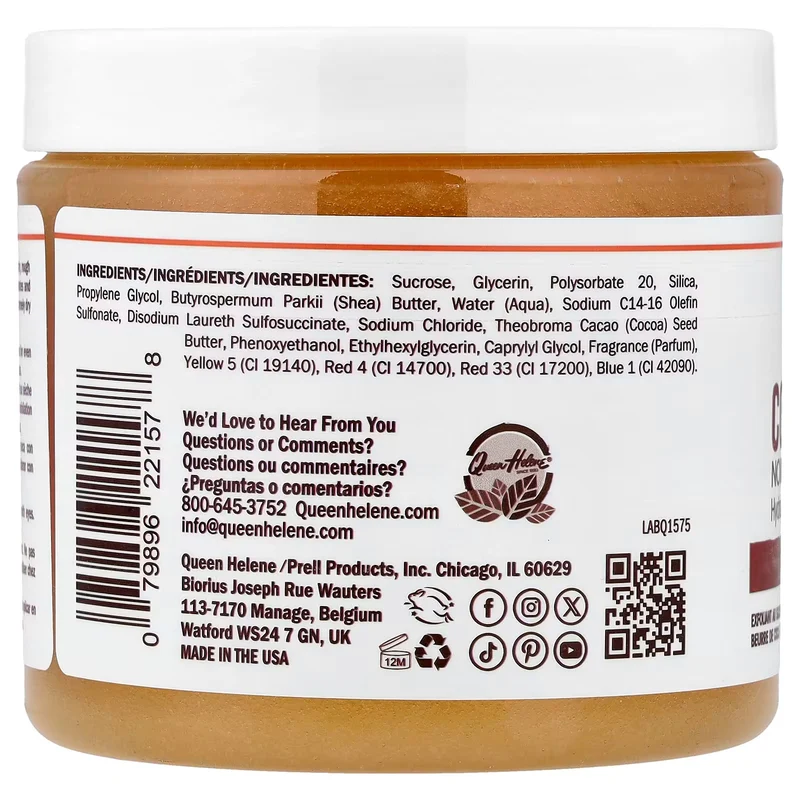 QUEEN HELENE ≡ Gommage Au Cocoa Butter