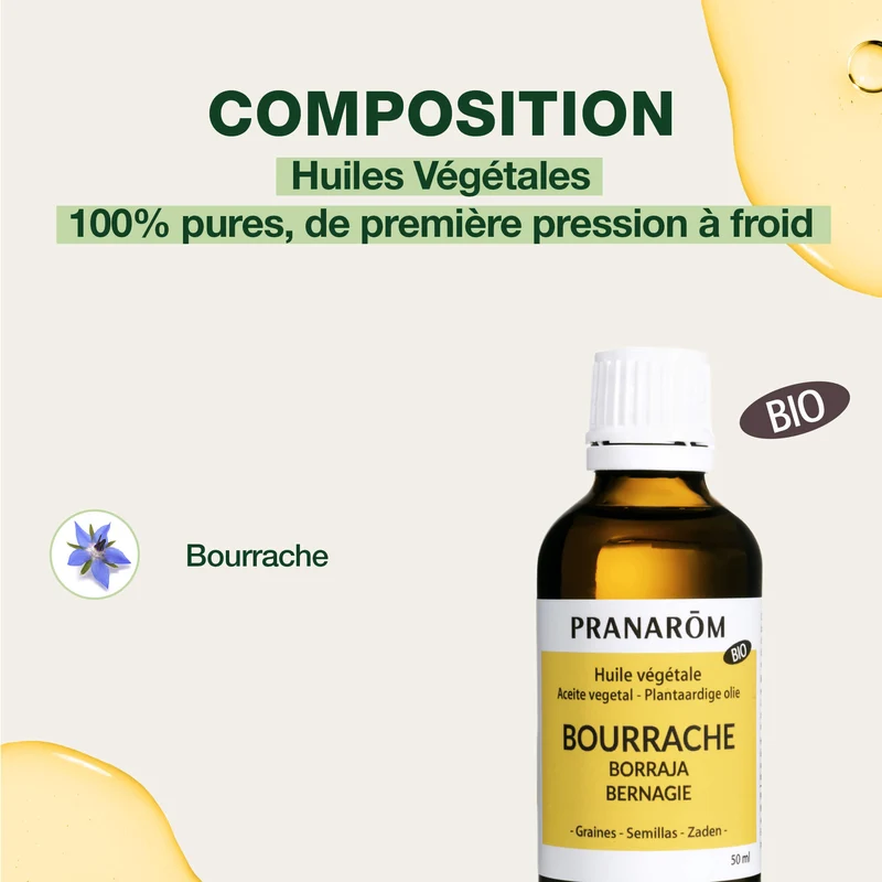 Huile Végétale de Bourrache - Bio
