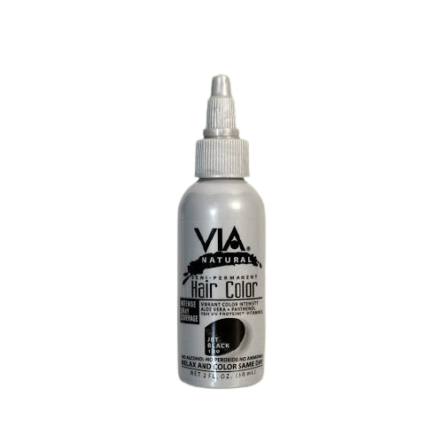 VIA NATURAL ≡ Coloration Semi Permanente Jet Black N°130