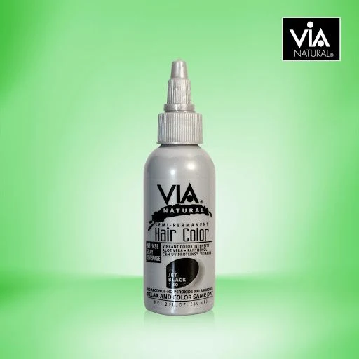 VIA NATURAL ≡ Coloration Semi Permanente Jet Black N°130