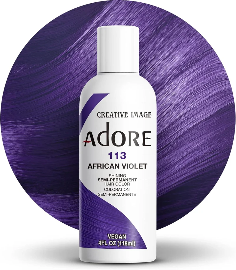 ADORE ≡ Colorations semi-permanentes African Violet 113