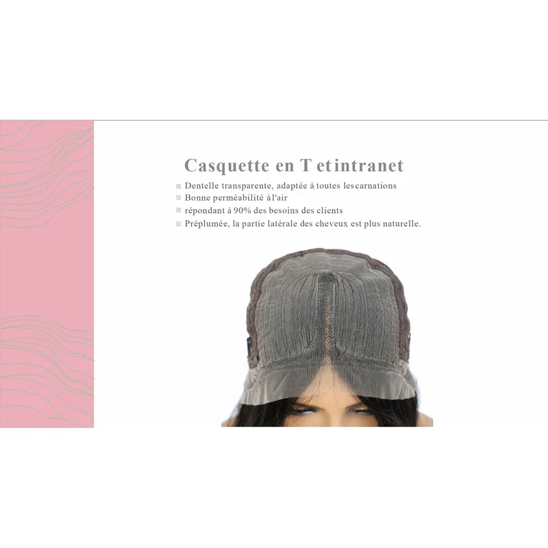 LOVE TRUE PARIS ≡ T-Part Wig Straight