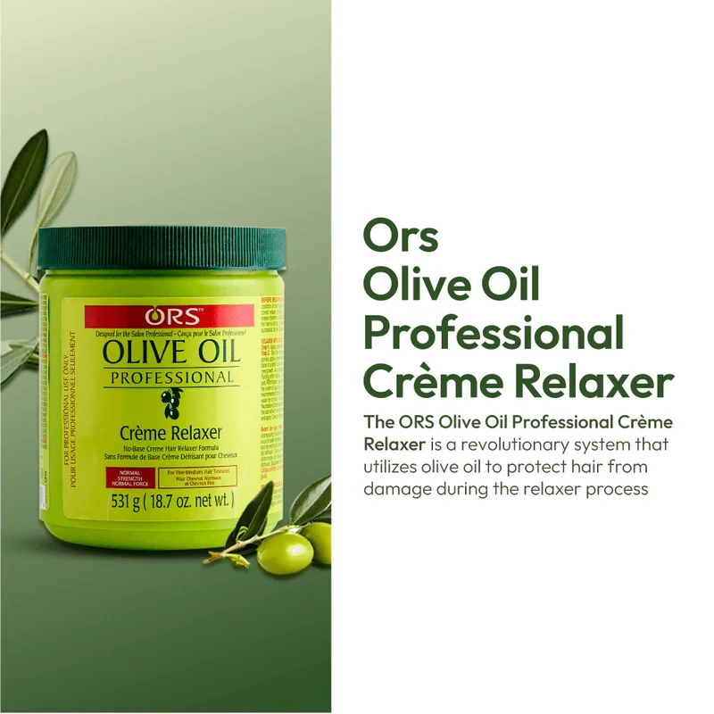 ORS OLIVE OIL ≡ Crème Défrisante Olive Oil Professionnelle "Normal"