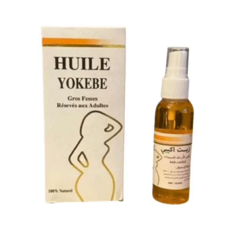 Yokebe Huile akpi - Volume Fesses et Hanches Naturel