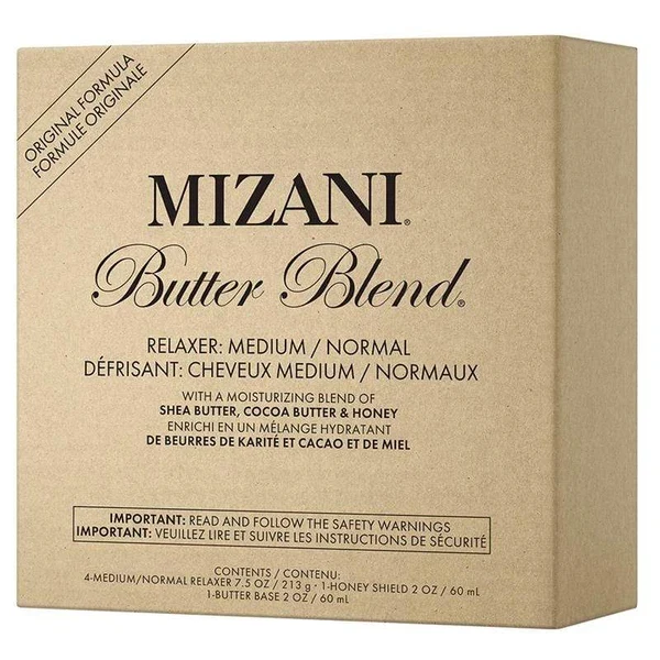 MIZANI BUTTER BLEND ≡ Kit défrisant BUTTER BLEND cuir chevelu sensible x 4 (Relaxer)