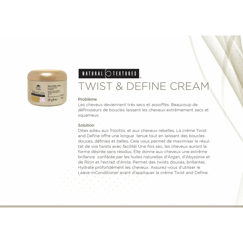 KERACARE NATURAL TEXTURES ≡ Twist & Define Cream