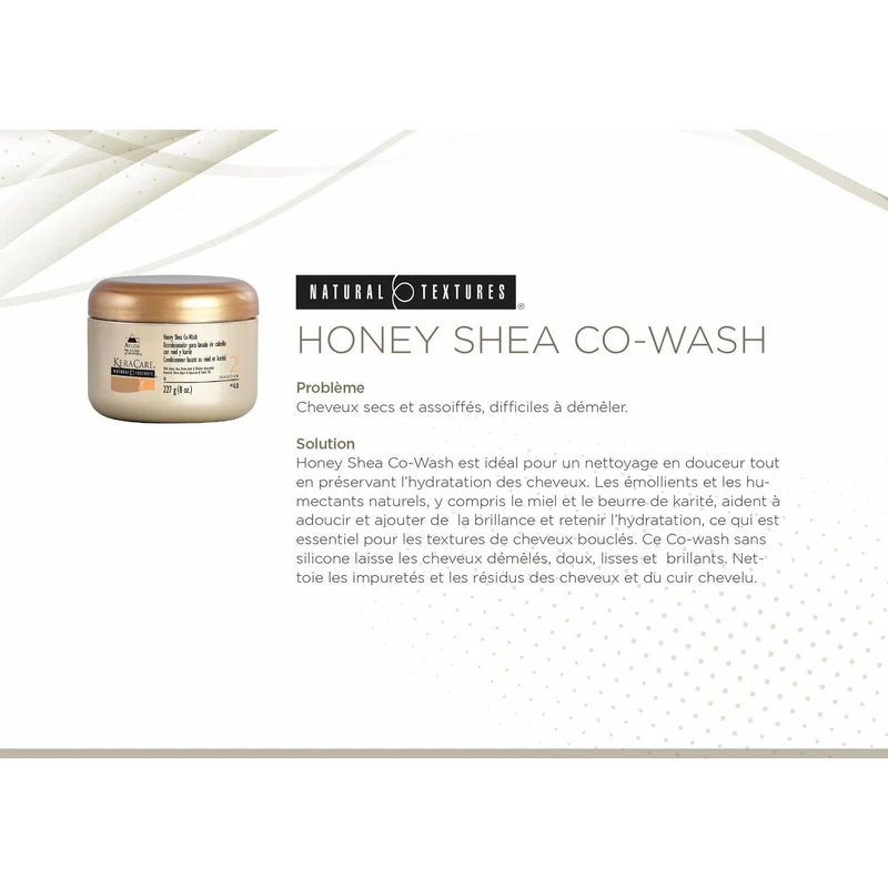 KERACARE NATURAL TEXTURES ≡ Honey Shea Co-Wash