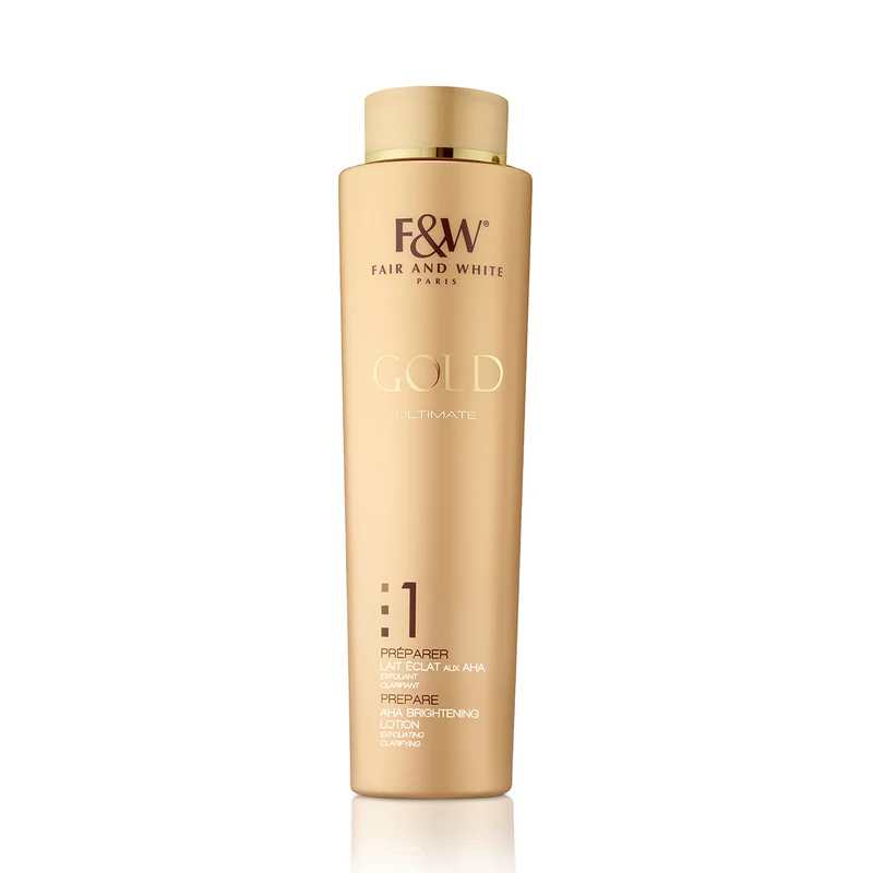 FAIR & WHITE GOLD ≡ Lait Eclat Aux Aha