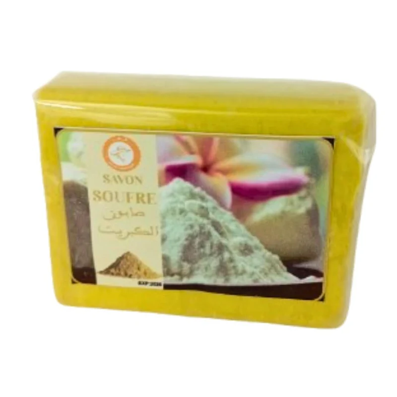 Savon au Soufre 80g – Nettoyant Purifiant