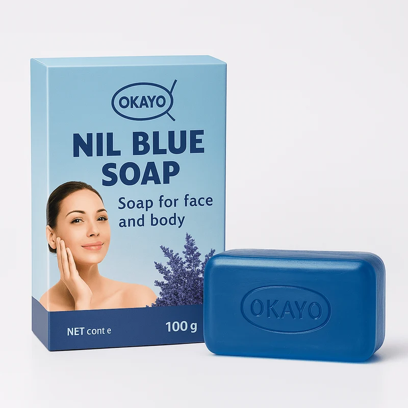 Savonnette au Poudre de Nila Bleu Okayo 100g