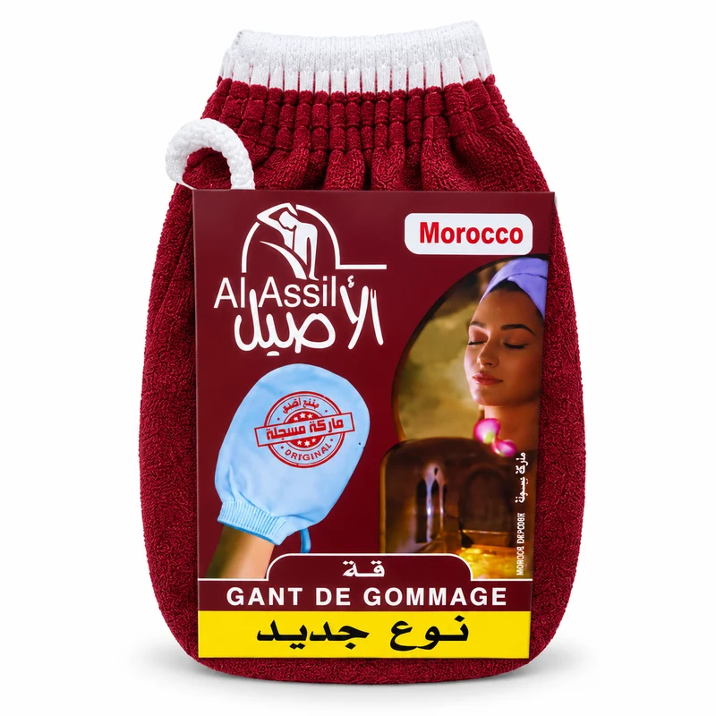 Gant Kessa Frotté Kahrqa – Gant de Gommage Hammam Marocain