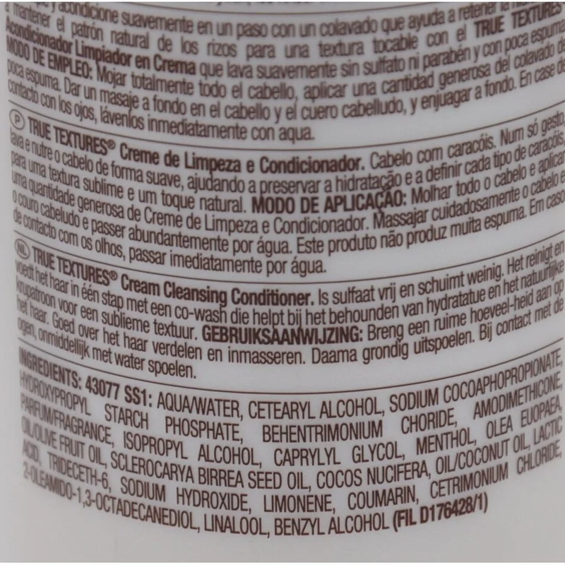 MIZANI TRUE TEXTURES ≡ Après-shampooing soin lavant