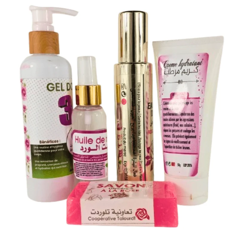 Pack au Rose du Maroc - 5 Produits Naturels