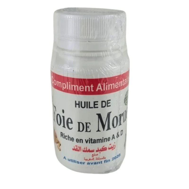 Foie de Morue en Gélules – 60 Gélules