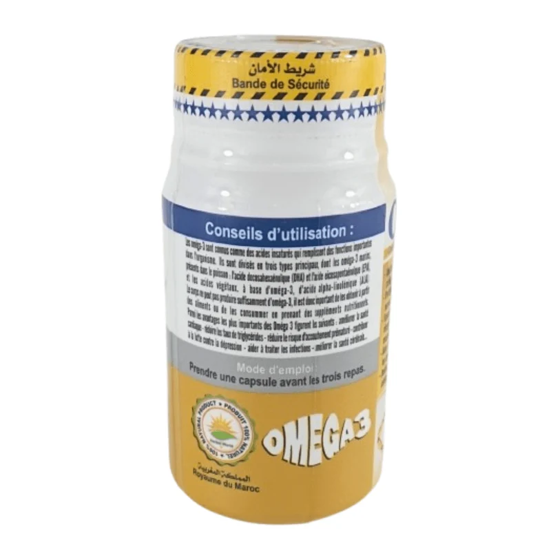 Oméga 3 – 60 Gélules 500 mg