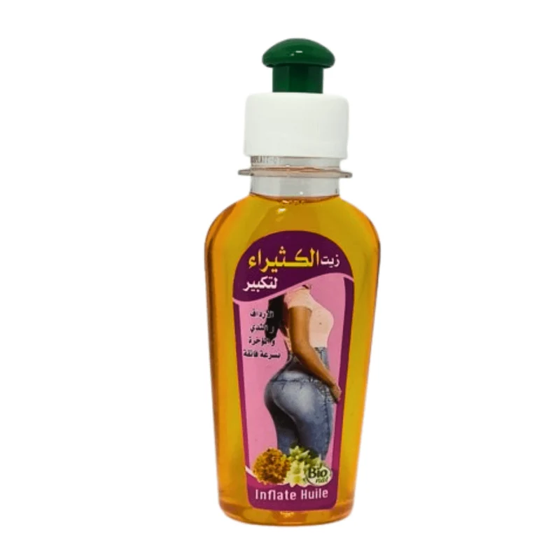 Huile El Ktira 125ml – Agrandit et Nourrit les Zones Féminines