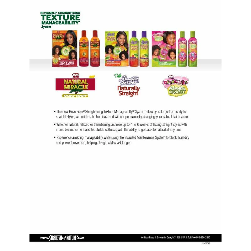AFRICAN PRIDE OLIVE MIRACLE DREAM KIDS≡ Kit Défrisant Pour Enfant "Coarse"